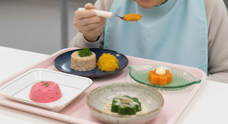 ソフト食用シリコン型の活用例｜シリコン型 介護用介護食 ソフト食 術後食